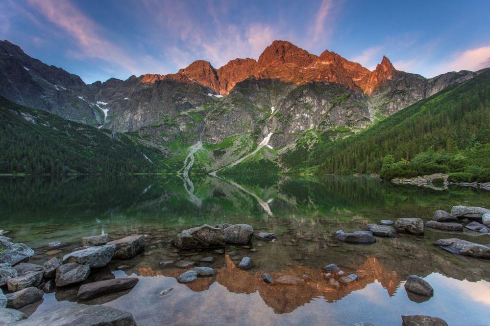 Morskie Oko mountain lake